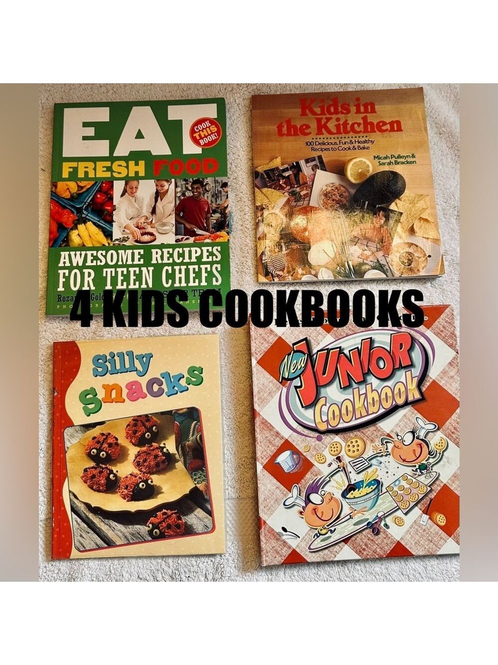 4 KIDS CKBKS: AWESOME RECIPES 4 TEEN CHEFS, KIDS IN KTCHN, SILLY SNACKS, JR CKBK